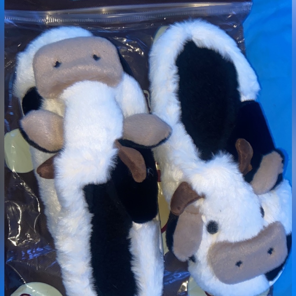 Cow slippers